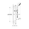 Душевой гарнитур Grohe Relexa 600 мм (28945000)- Фото 2
